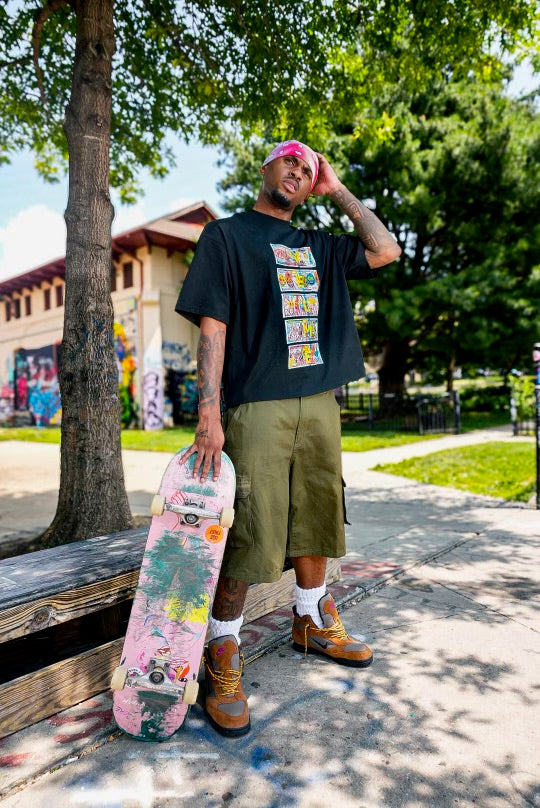 Black “ Funny money “ tee.