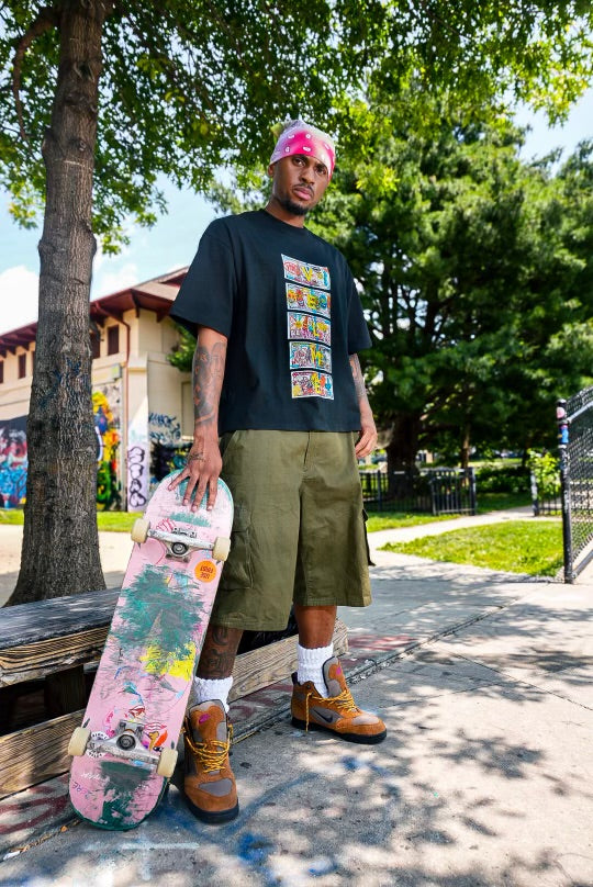 Black “ Funny money “ tee.